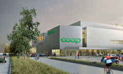 Coop Fastigheter bygger butik med tennishall på taket