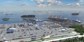 En miljon kvadratmeter logistik i Göteborgs hamn